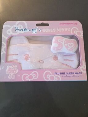 The Crème Shop x Hello Kitty Plushie Sleep Mask in Light Pink
